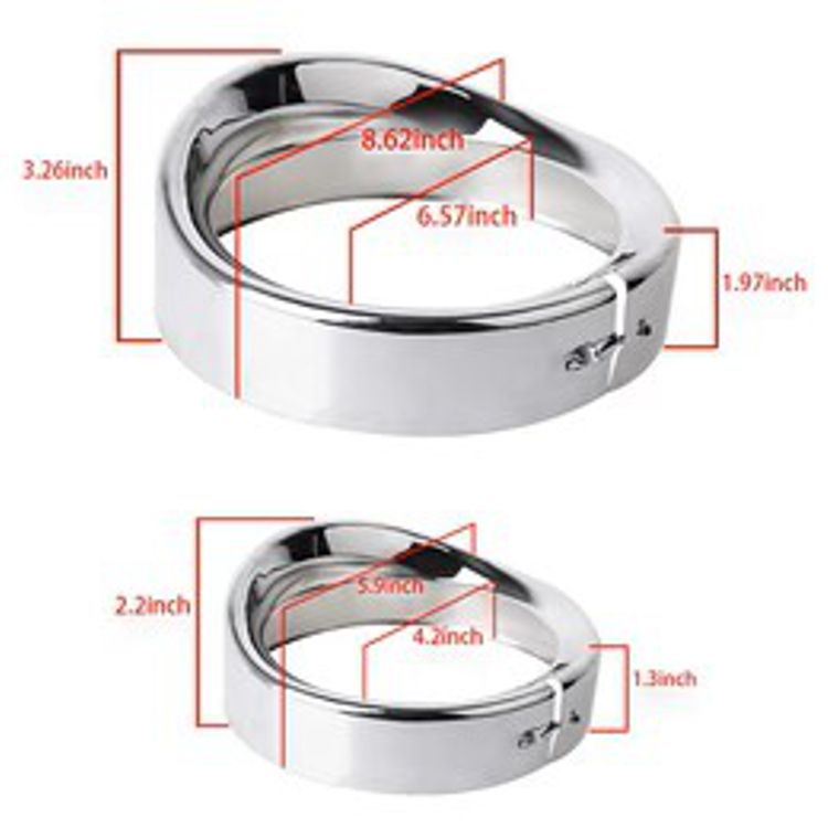 
                  
                    7 in. Headlight with 4.5 in. Fog Light Trim Ring Kits for Harley Davidson in Black or Chrome
                  
                