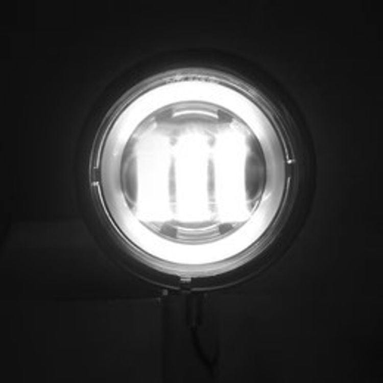 
                  
                    7 in. RGB LED Projector Headlight with 4.5 in. Fog Lights Plus Bracket Combo for Touring Models - Multi Color
                  
                