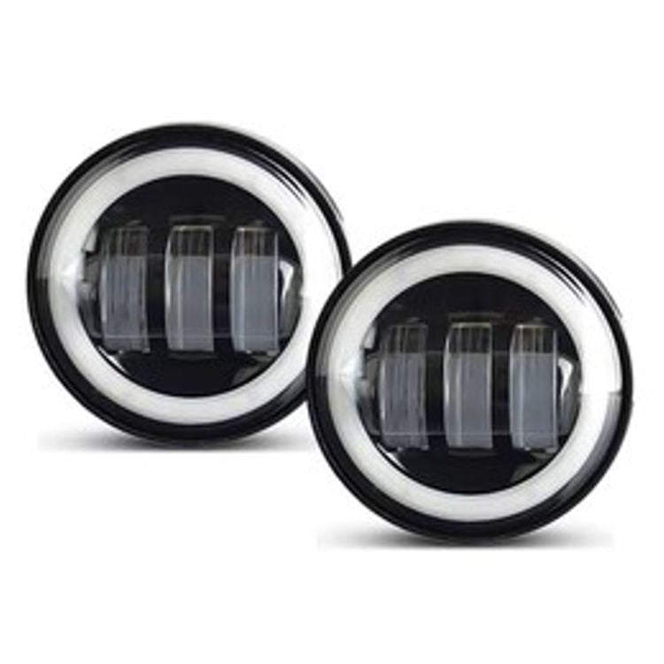 
                  
                    7' in. LED Halo Headlights with Turn Signals Plus 4.5 in. LED Halo Fog Lights with Bracket
                  
                