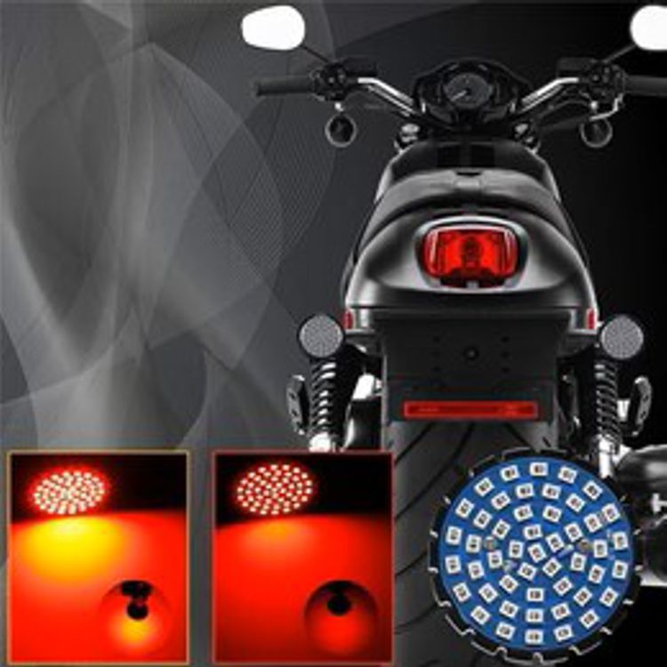
                  
                    2'' Front LED Turn Signal & Running Light with 1157 Base + Rear  LED Brake Light with 1156 Base + Bracket Combo
                  
                