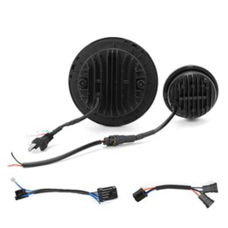 
                  
                    Powerful 7 in. LED Headlight with DRL & Turn Signal Lights with  4.5 in. Fog Lights for Harley Davidson
                  
                