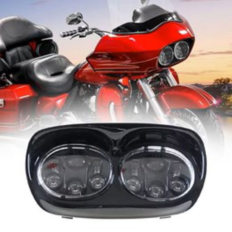 90W Dual LED Headlights for 2004-2013 Road Glide