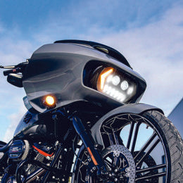 2015-2024 Road Glide Headlight with Turn Signals - DOT Approved