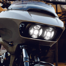 LED Dual Headlight with Hi-Lo Beam for Road Glide 2016-2024