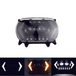 2015-2024 Road Glide Headlight with Turn Signals - DOT Approved