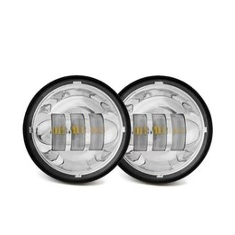 
                  
                    7" LED Headlight with 4.5" Fog Passing Lights with Bracket Ring plus Front and Rear LED Turn Signal Lights For Harley Touring Models
                  
                