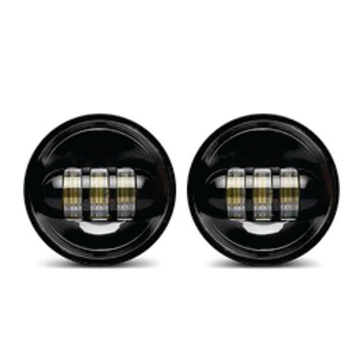 
                  
                    7" LED Headlight + 4.5" Fog Passing Lights with Bracket Ring – Black or Chrome Finish
                  
                